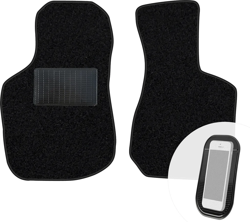 moto-MOLTICO Tappetini Auto Set di Tappeti in Moquette su Misura per Opel Tigra B Twin Top 2004-2009 (Filo Rosso
