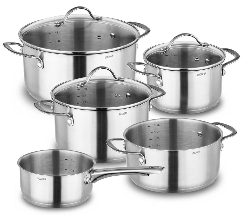 KOPF Topfset Induktion Clara 8-teilig | Kochtopf-Set für Produktbild 