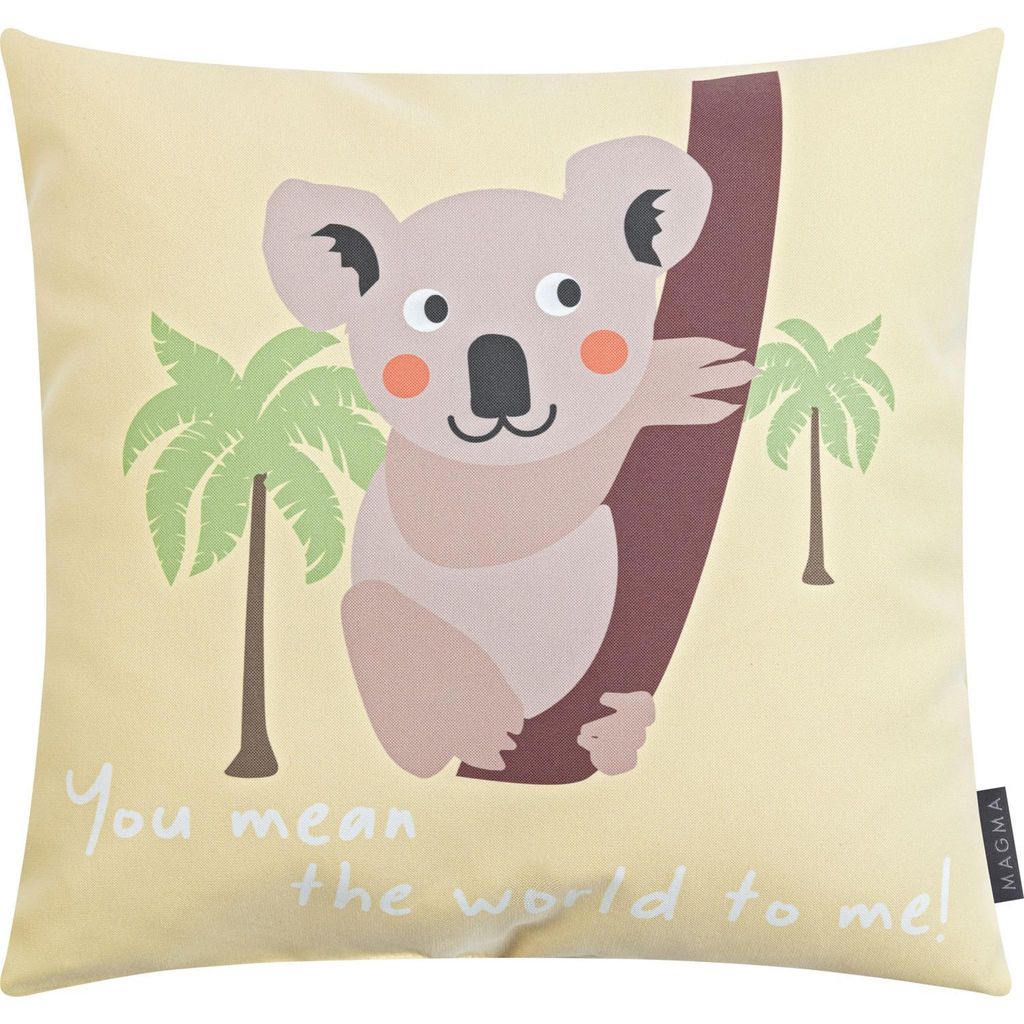 MAGMA Heimtex - Kissen WORLD - Koala - 45 x 45 cm
