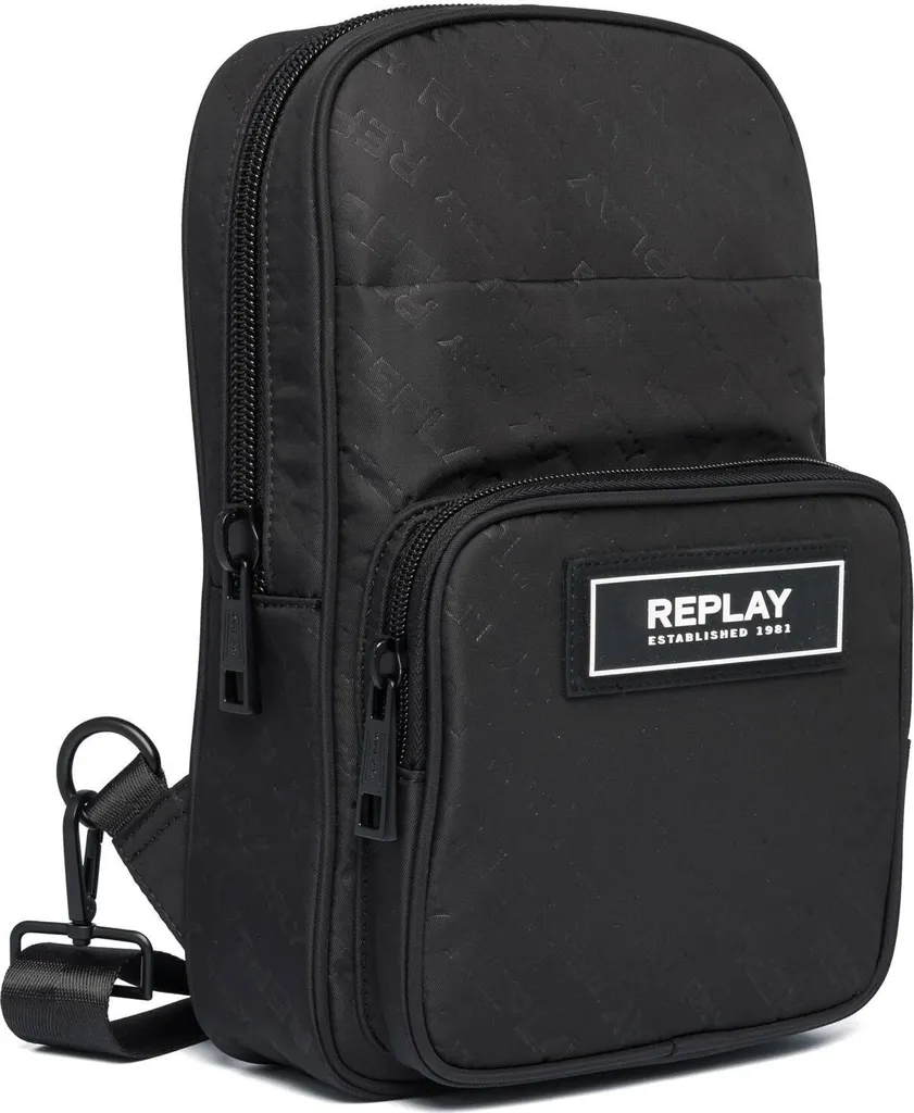 Sling Bag Replay sac en bandoulière noir : ne perdez plus vos essentiels