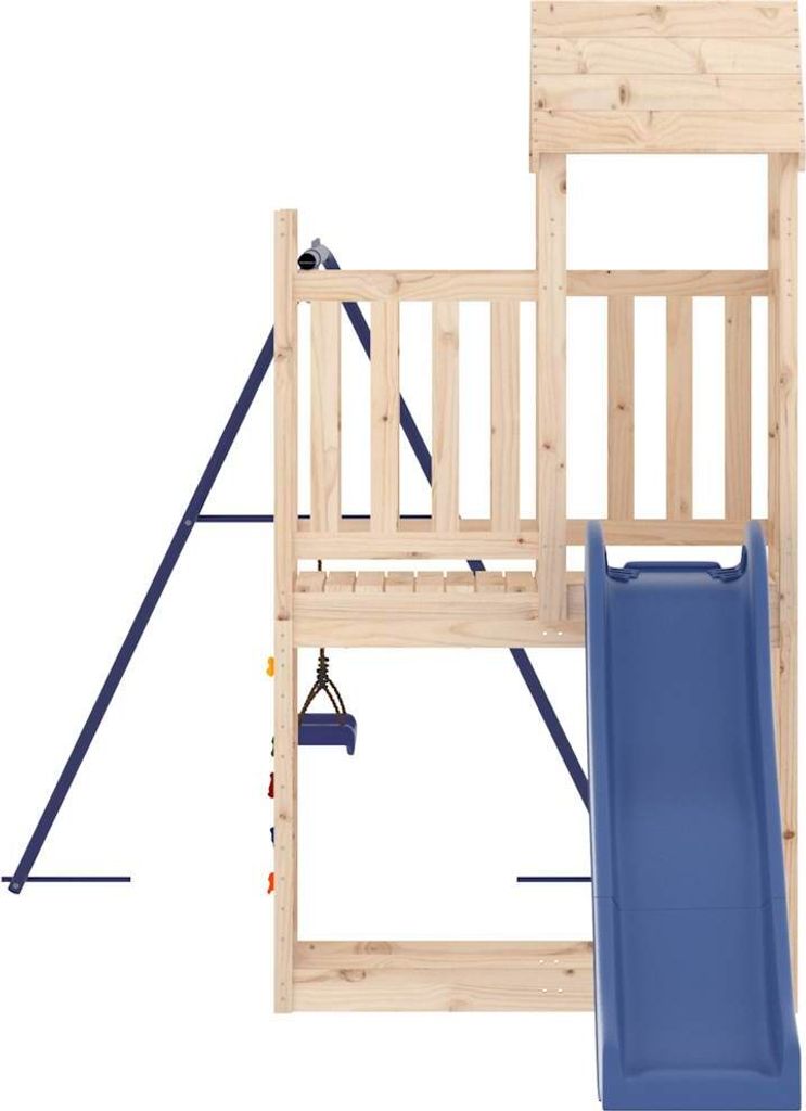 vidaXL Spielturm Massivholz Kiefer