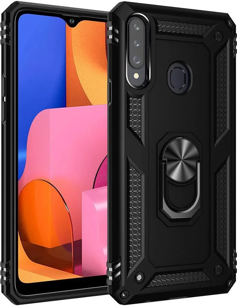 TingYR Cover per Xiaomi Poco M5, Supporto Anello Rotante a
