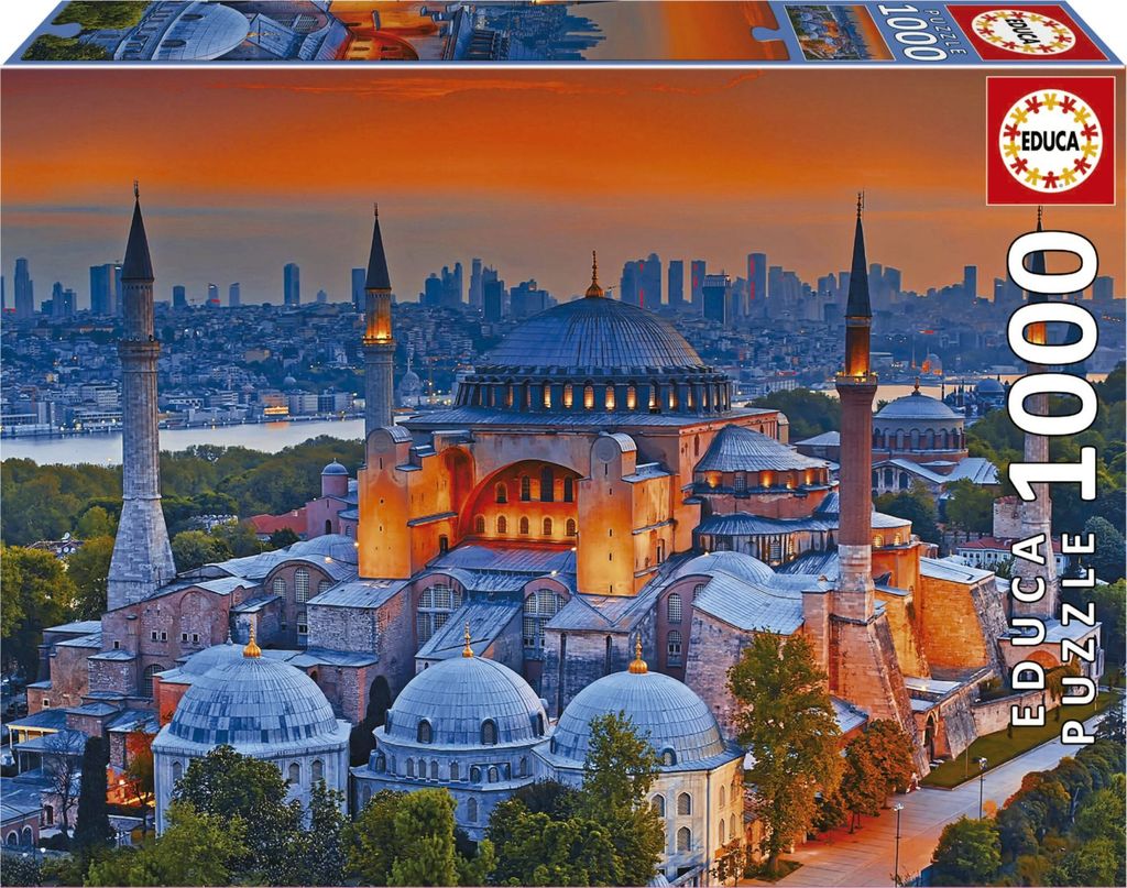 EDUCA Puzzle Blaue Moschee, Istanbul 1000 Teile