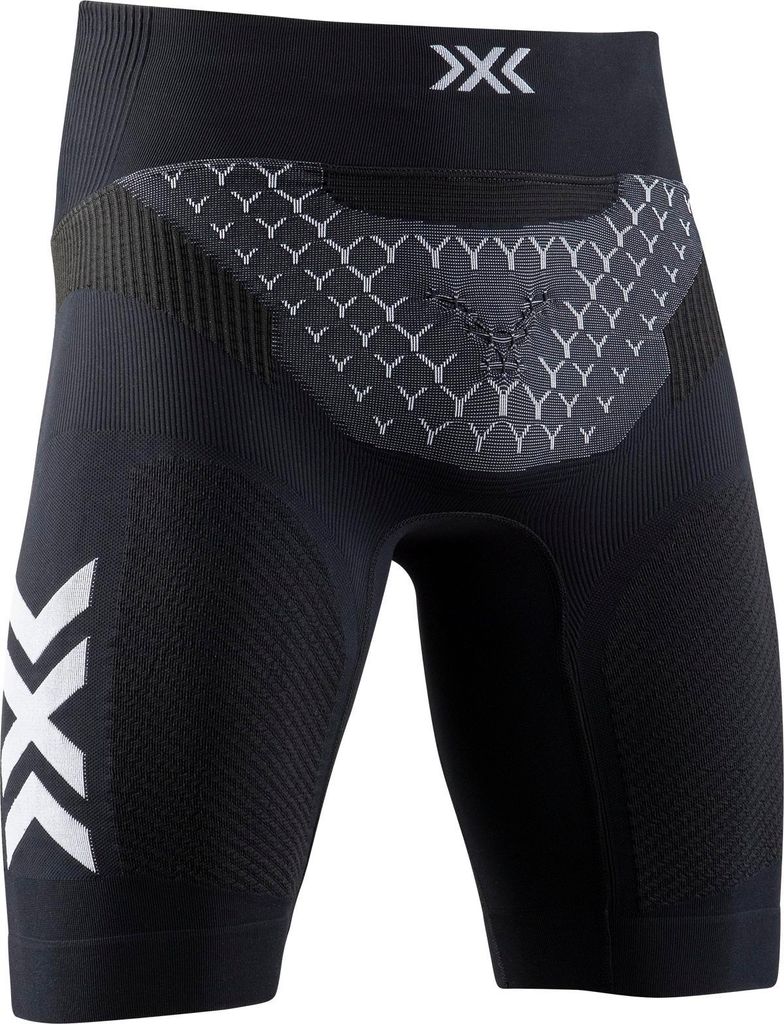 X-Bionic 4.0 Herren Twice Run Shorts - Laufshorts mit Fortschrittliche Kühltechnologie für Hochleistungsläufe, inklusive praktischer Rückentasc...