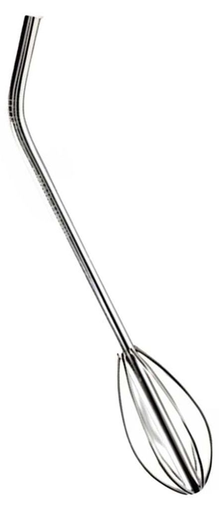 2-in-1 Edelstahl-Trinkhalm und Mixer-Schneebesen-Trinkhalm, flexibel und wiederverwendbar, für kreative DIY-Formen, unverzichtbar für Cafés und ...