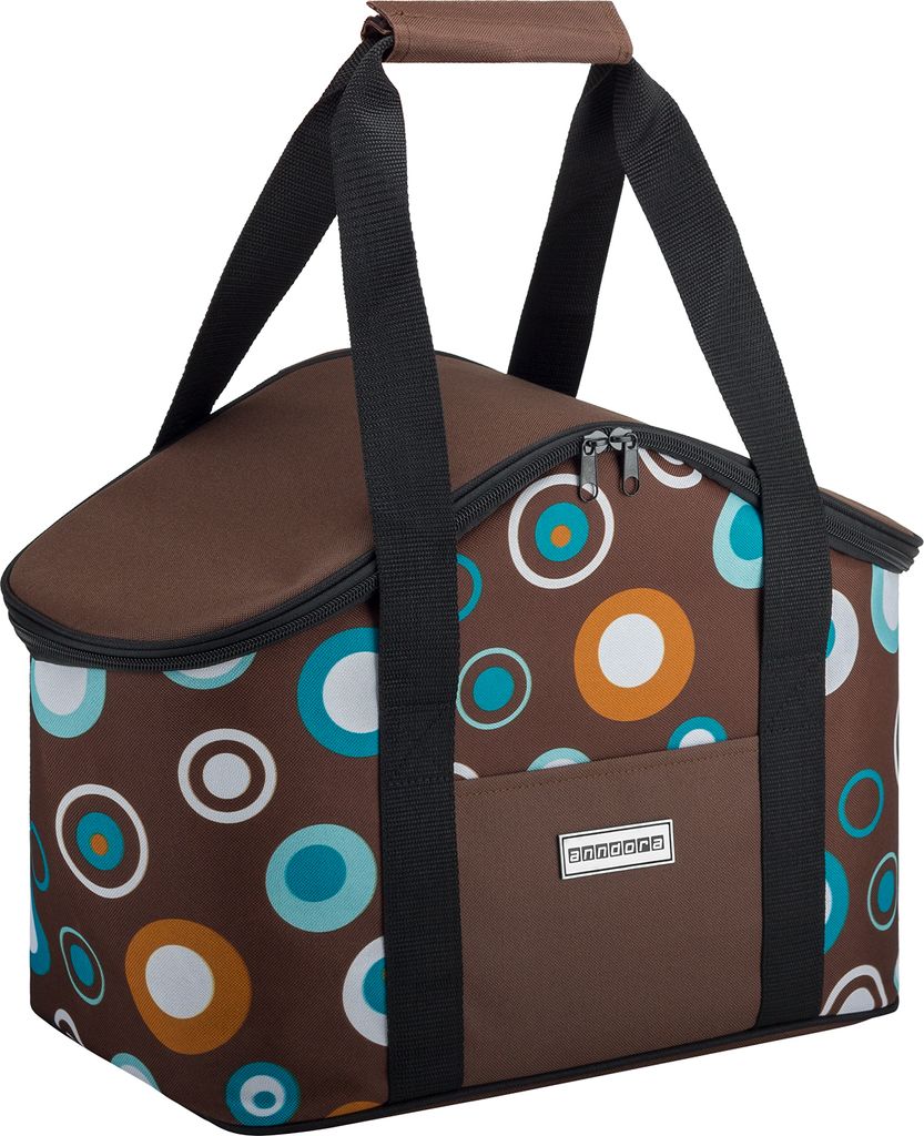 anndora Kühltasche 20 L - braun retroIsoliertasche - Produktbild 