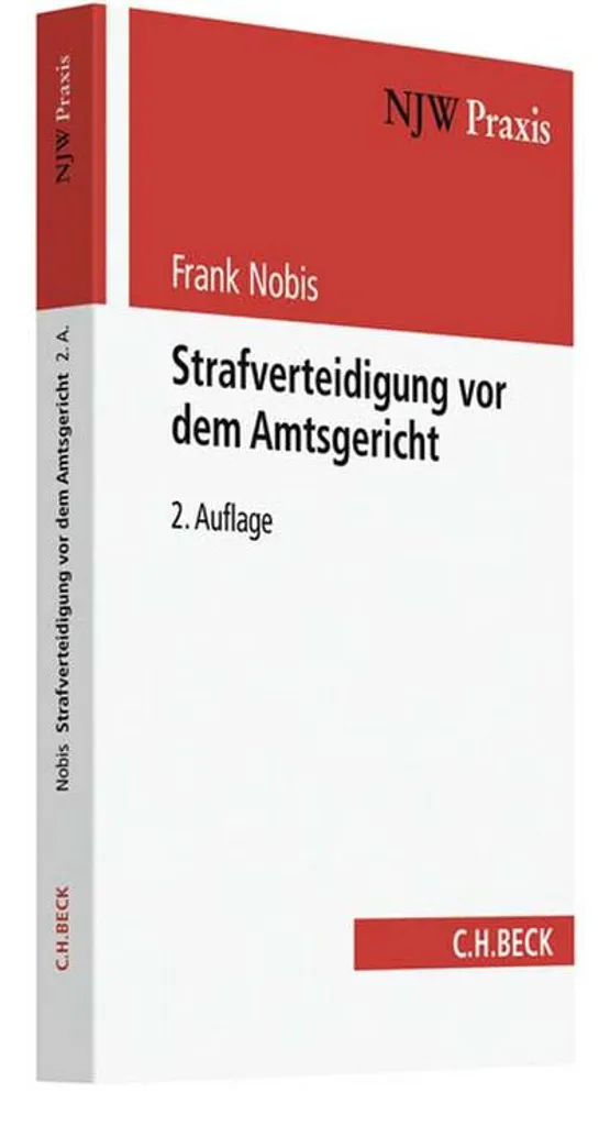 Manuel Strafverteidigung vor dem Amtsgericht pour procédure pénale