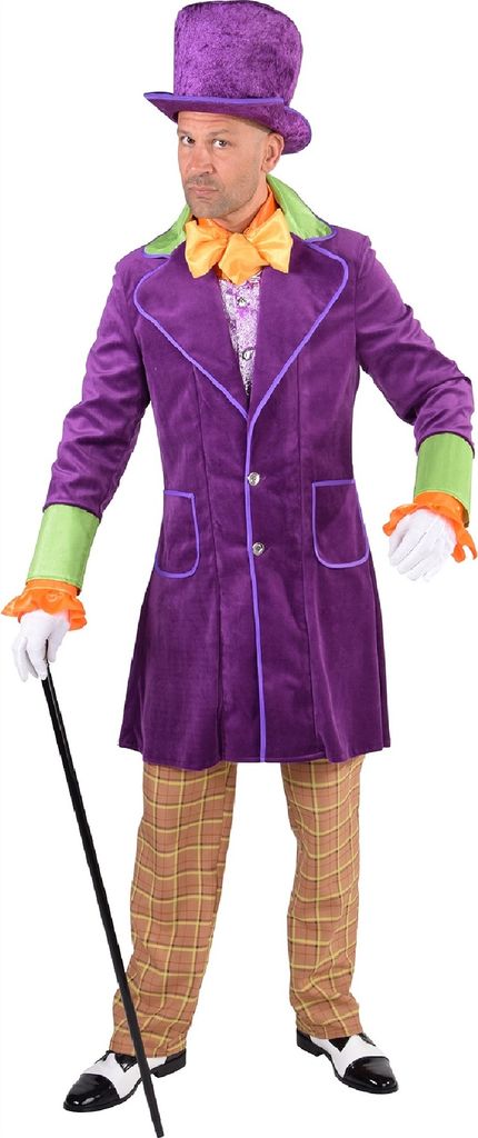 M217247-XS lila Purple Jack Herren Steampunk Kostüm-Anzug Gr.XS