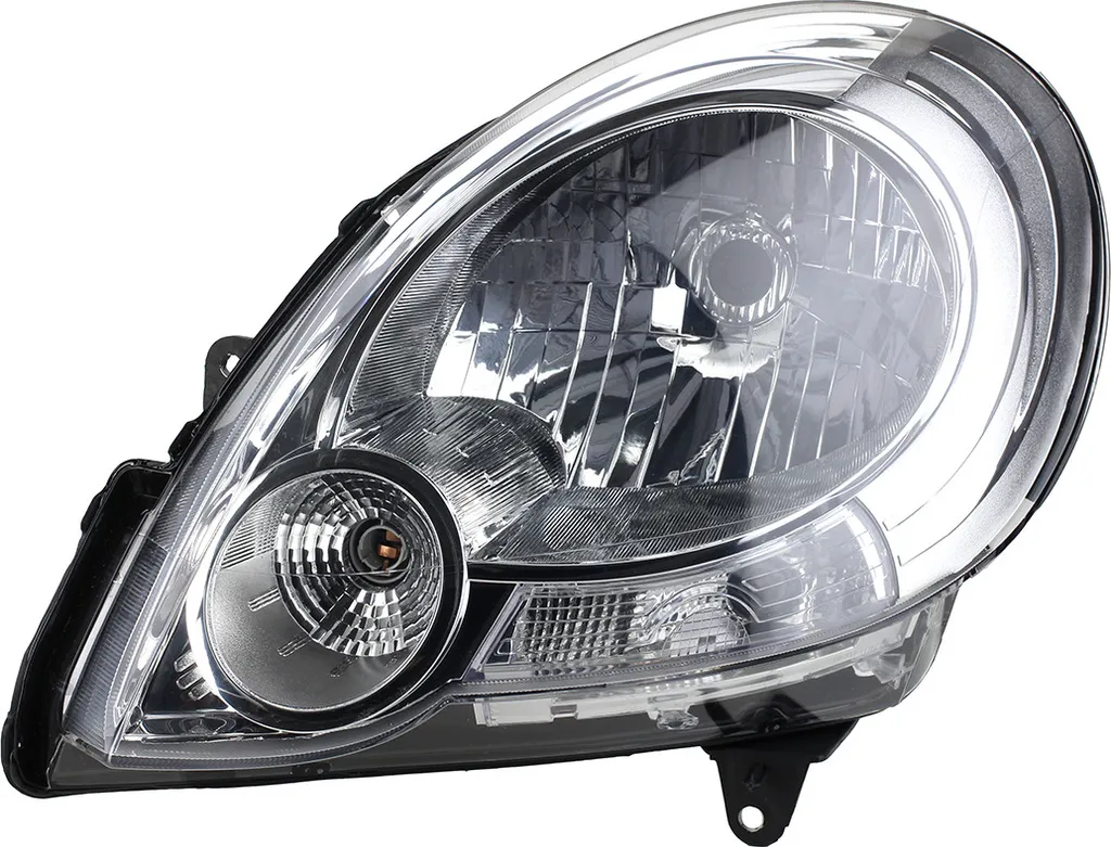 Proiettore H4 Renault Kangoo 08-13 Sinistro + Attuatore 8200402521 Johns