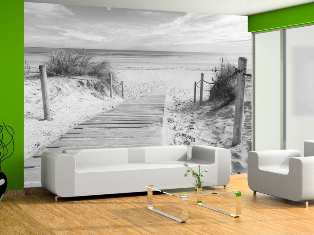 Vlies Fototapete Strand und Meer 350x256 cm Tapeten Wandtapete XXL Landschaft Natur c-B-0005-a-d