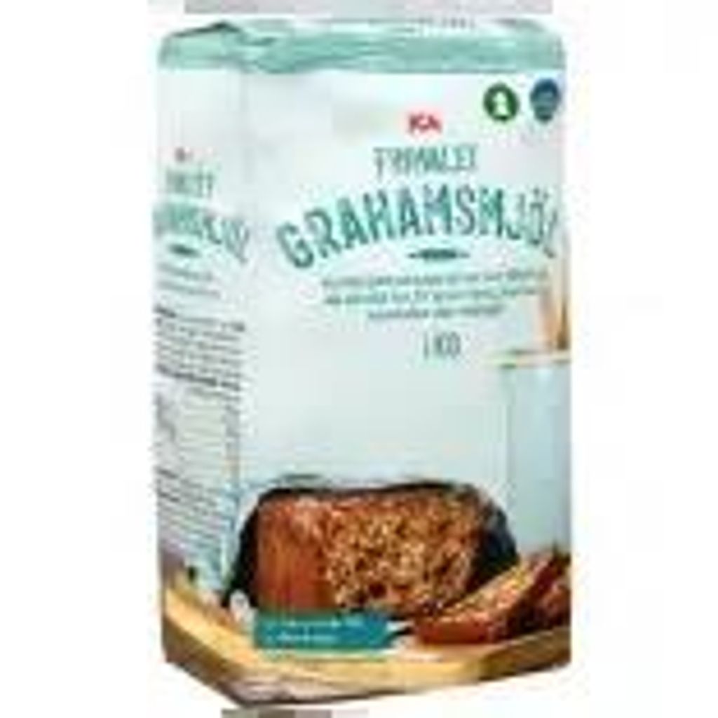 ICA Grahamsmjöl finmalet 1kg