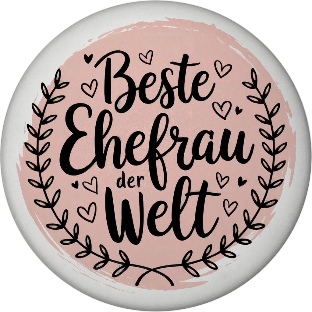 Beste Ehefrau der Welt Liebevolle Botschaft Magnet mit Flaschenöffner