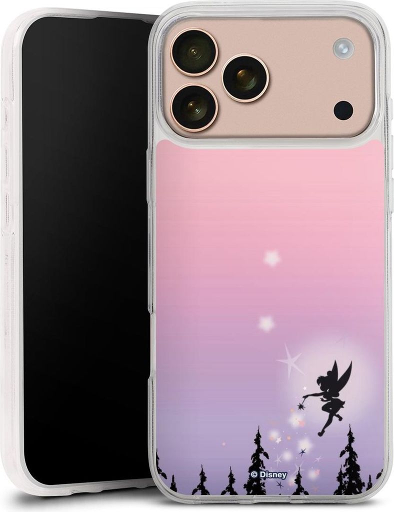 DeinDesign Handyhülle für Apple iPhone 17 Pro Max Silikon Hülle Case Smartphone Schutzhülle Disney Offizielles Lizenzprodukt Tinkerbell