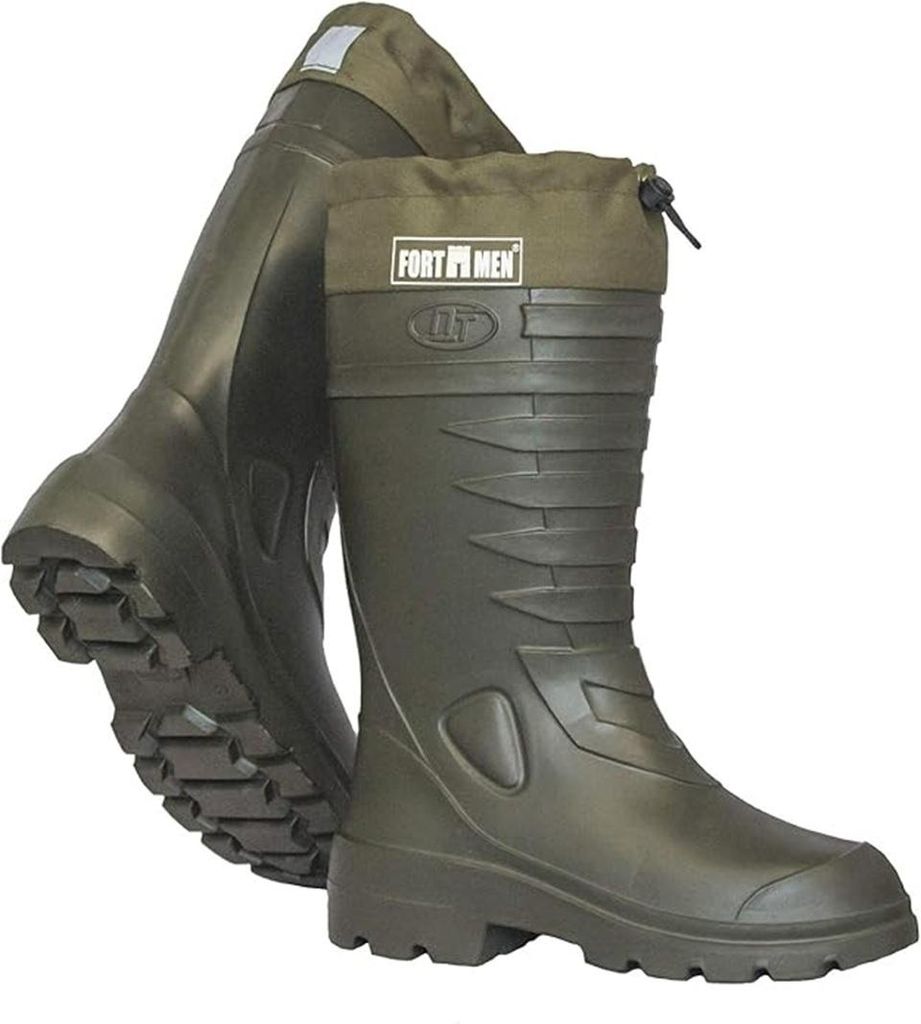 Federleichte EVA gefütterte Gummistiefel Herren Thermo Winter Arbeits stiefel