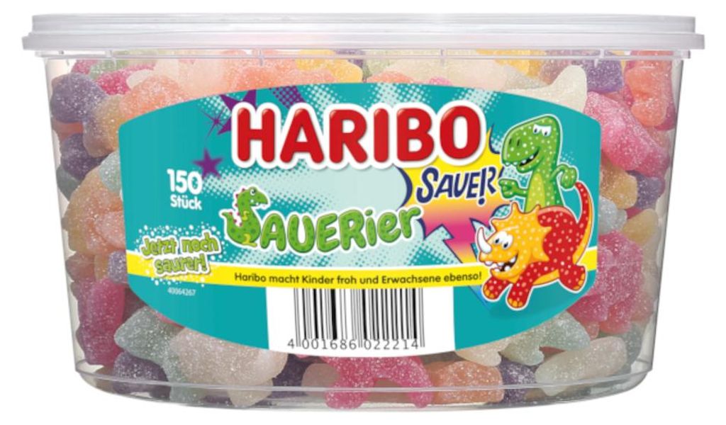 HARIBO 10059768 HARIBO SAUERier Fruchtgummi 150 St./1350,0 Zdjęcie produktu 