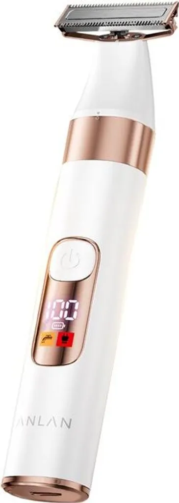 Tondeuse corps ANLAN rechargeable - Rasoir de précision lames acier