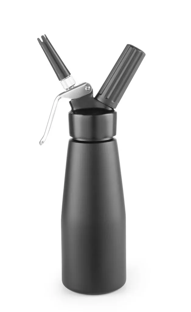 Siphon cuisine Hendi 0,5L Noir - Chantilly parfaite sans effort !