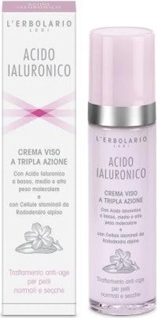 Crema Viso L'Erbolario Acido Ialuronico: Anti-Age per Pelli Secche