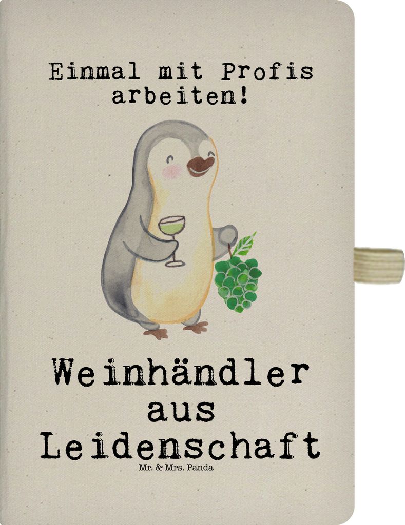 Mr. & Mrs. Panda Tagebuch Weinhändler Leidenschaft - Produktbild 