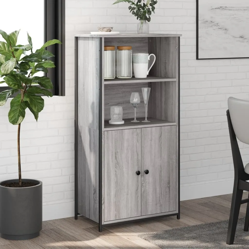 Credenza Alta Maison Exclusive Grigio Sonoma: Organizzazione 121 cm