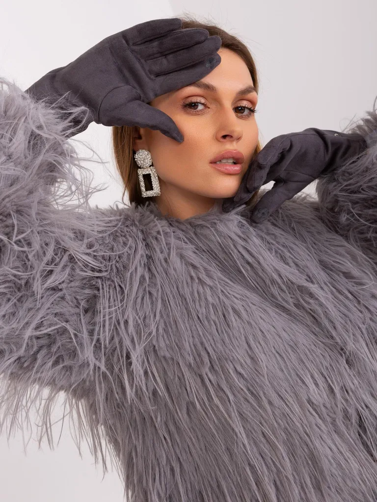 Regalo Invernale: Guanti Wool Fashion Patience Grigio Scuro S/M