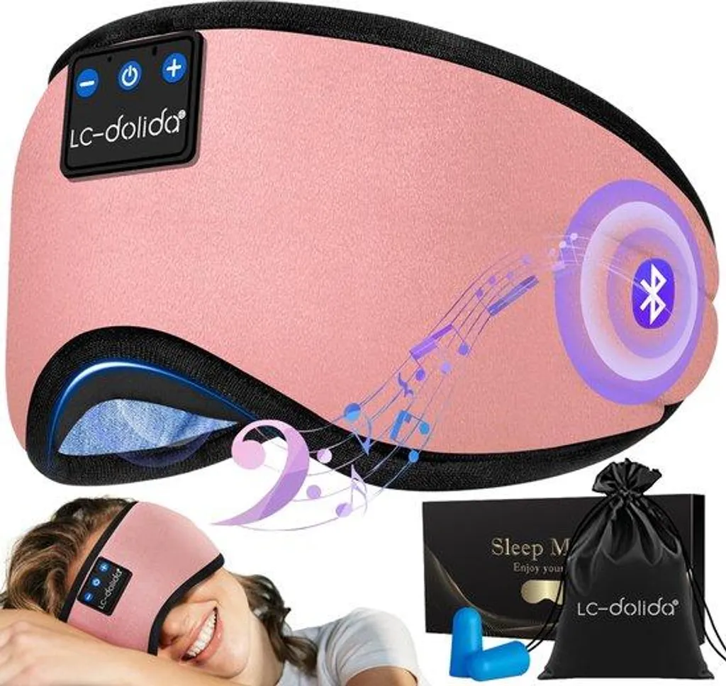 Dormez mieux avec ce casque masque de sommeil sans fil longue durée