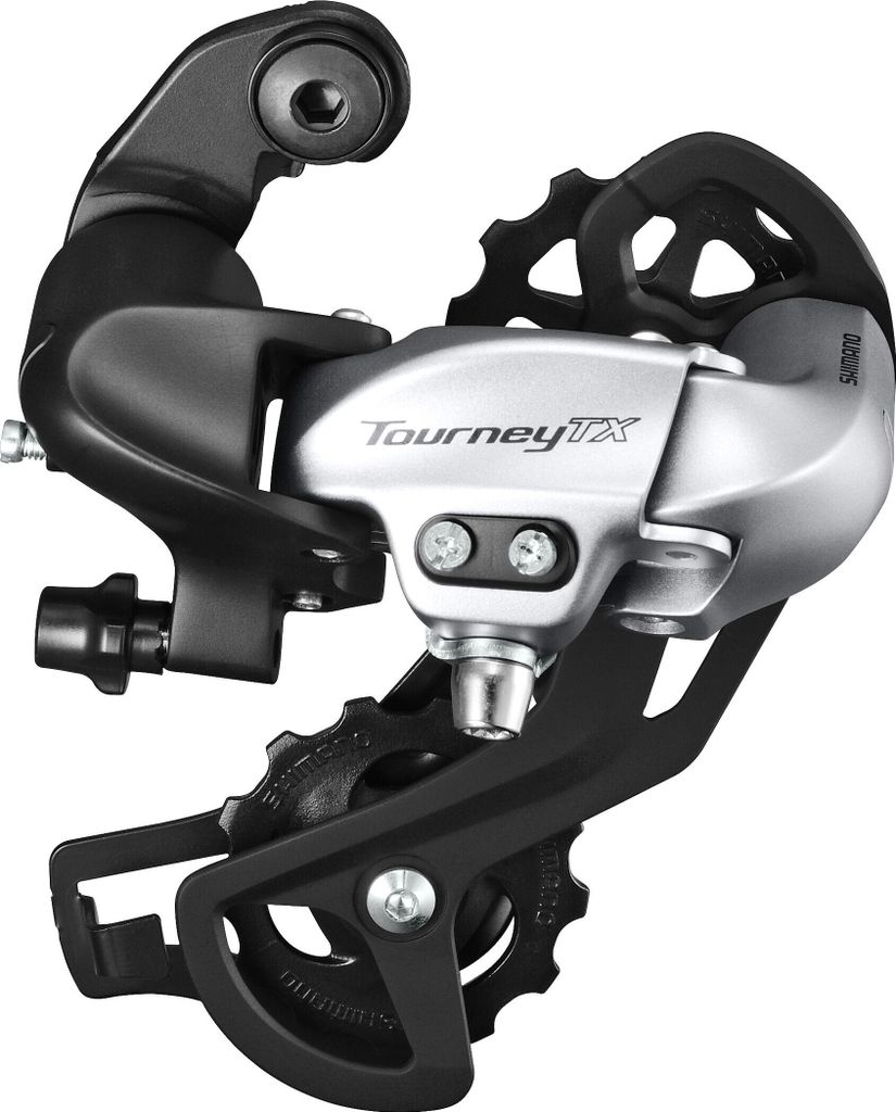 SHIMANO RD-TX800 Tourney/TX Schaltwerk 7/8-fach, ohne Adapter, silber