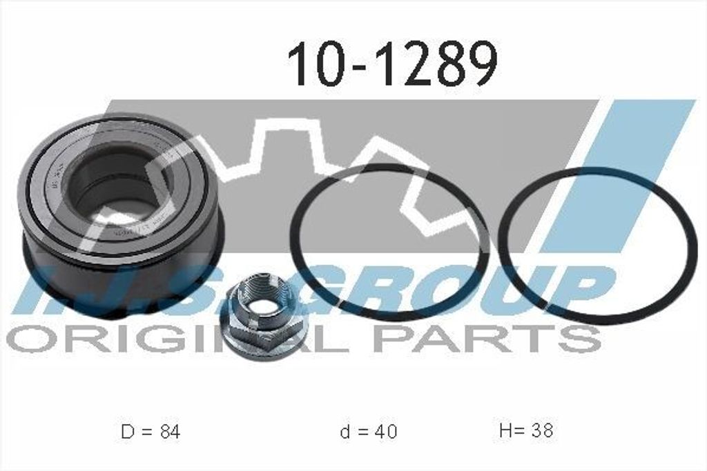 IJS GROUP Radlagersatz Vorne für RENAULT MEGANE I (BA0/1) 84mm 10-1289