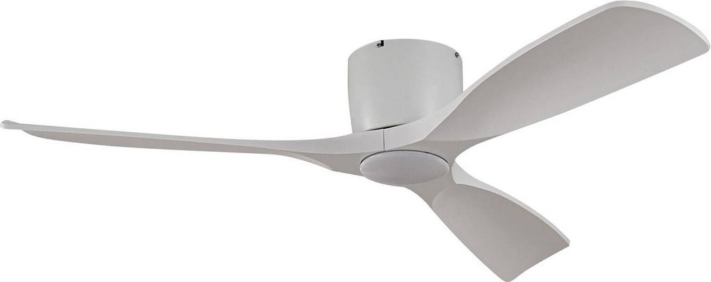 Lucande Smart LED-Deckenventilator Moneno, weiß, DC, Tuya