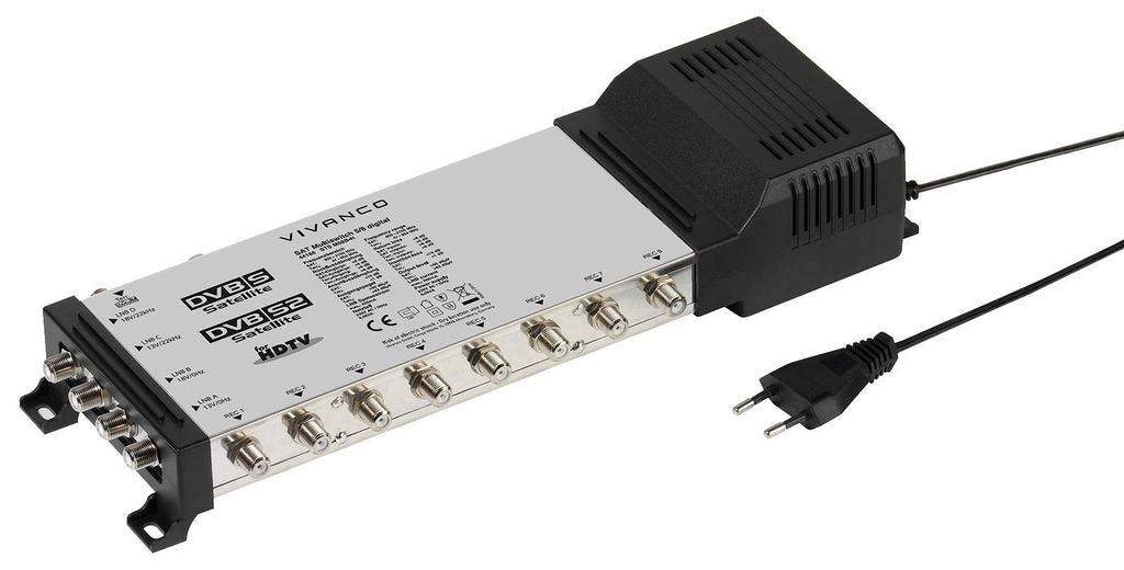 VIVanco™ Multiswitch SAT 5/8 Per LNB Dual/Twin/Quad Immagine del prodotto 