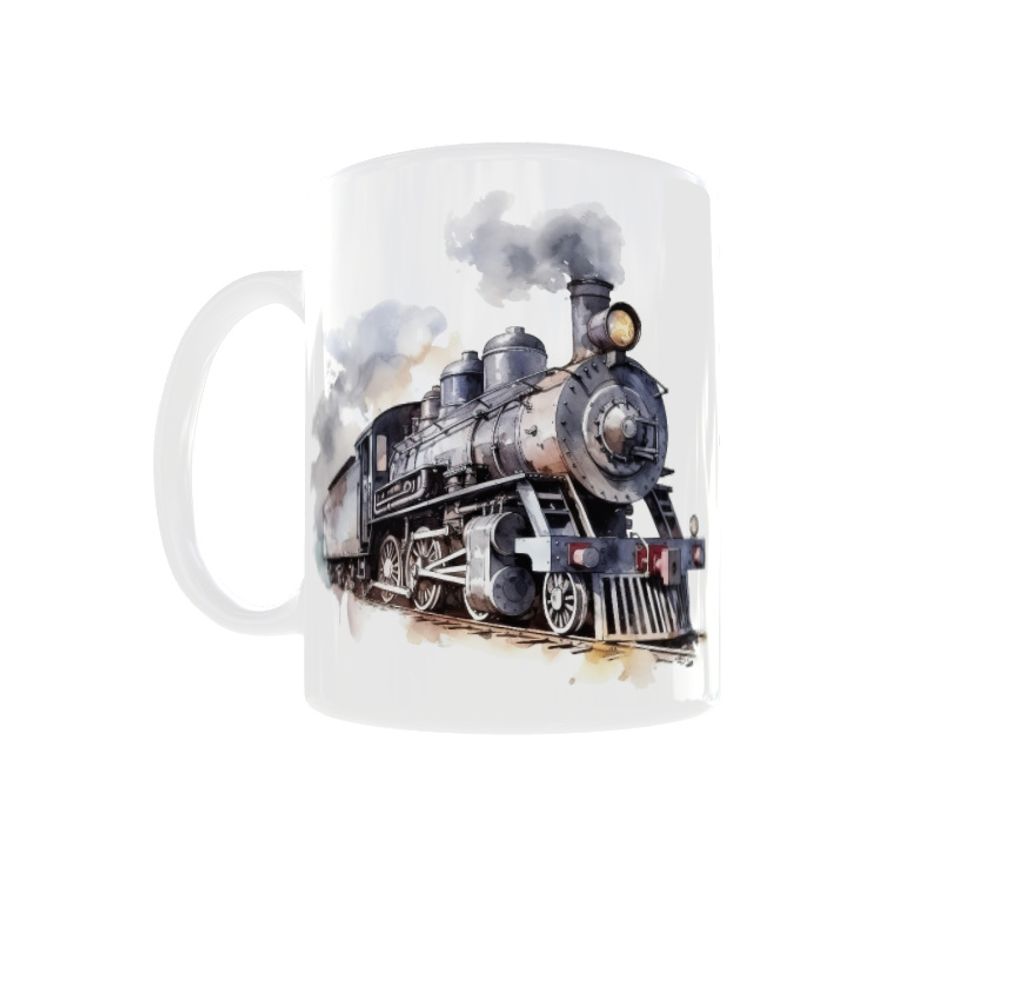 Becher 300ml Lokomotive Eisenbahn Zug Dampfzug Produktbild 
