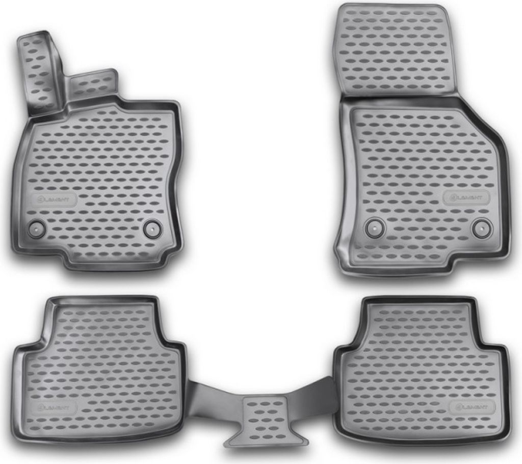 AD Tuning Gummi Fußmatten Set für Skoda Octavia 3 Typ 5E, Produktbild 