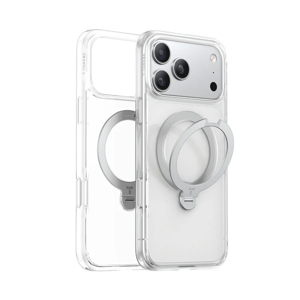 Custodia iPhone 17 Pro Max TORRAS Ostand Spin | MagSafe & Stand 360°