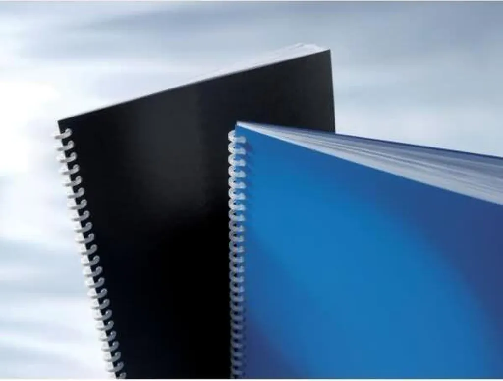 Couverture de Reliure pour Dossiers Confidentiels GBC Noir Opaque A4