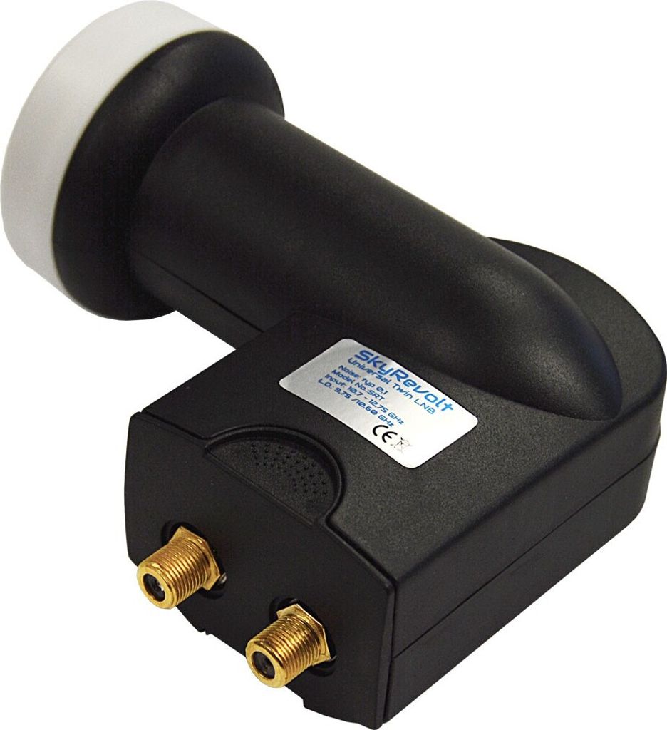 SkyRevolt Twin LNB SRT Sat für 2 Teilnehmer DVB-S2 UHD 4K Produktbild 