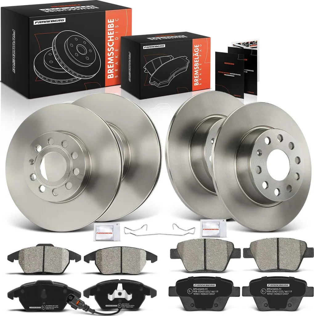 Pack de Freinage Complet pour Rénovation Essieux Avant Arrière VW Golf VI