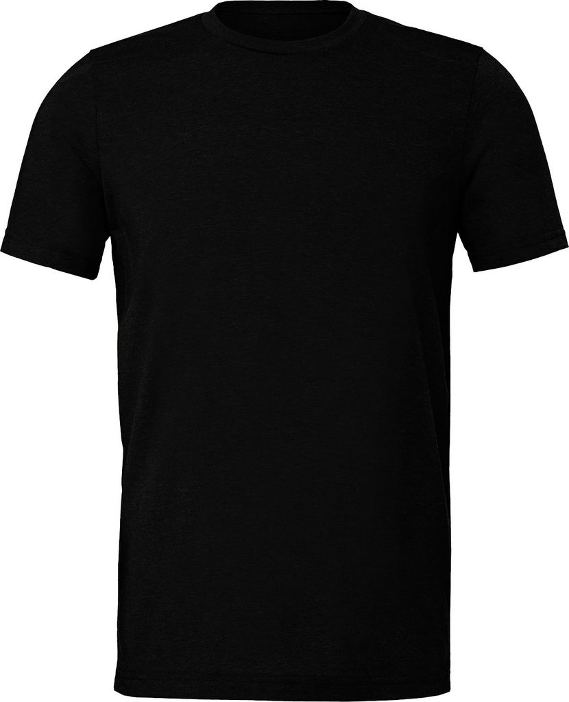 Bella + Canvas - T-Shirt Wildleder-Haptik für Herren/Damen Uni RW7321 (XS) (Schwarz)