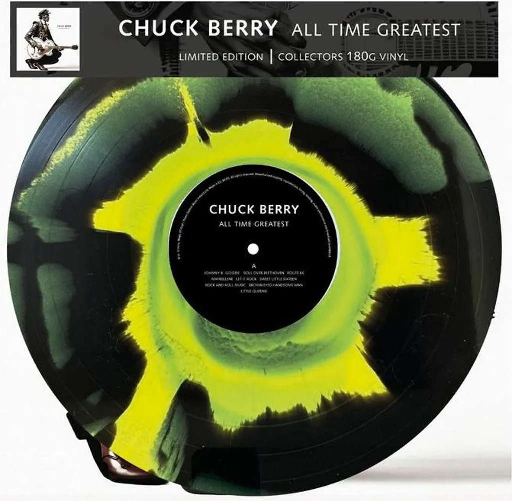 Vinyle 180g Chuck Berry All Time Greatest - Édition Limitée Couleur