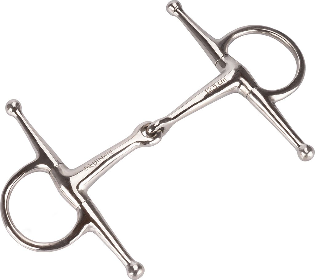 Equinate Schenkeltrense Edelstahl 16mm einfach gebrochen 13,5cm