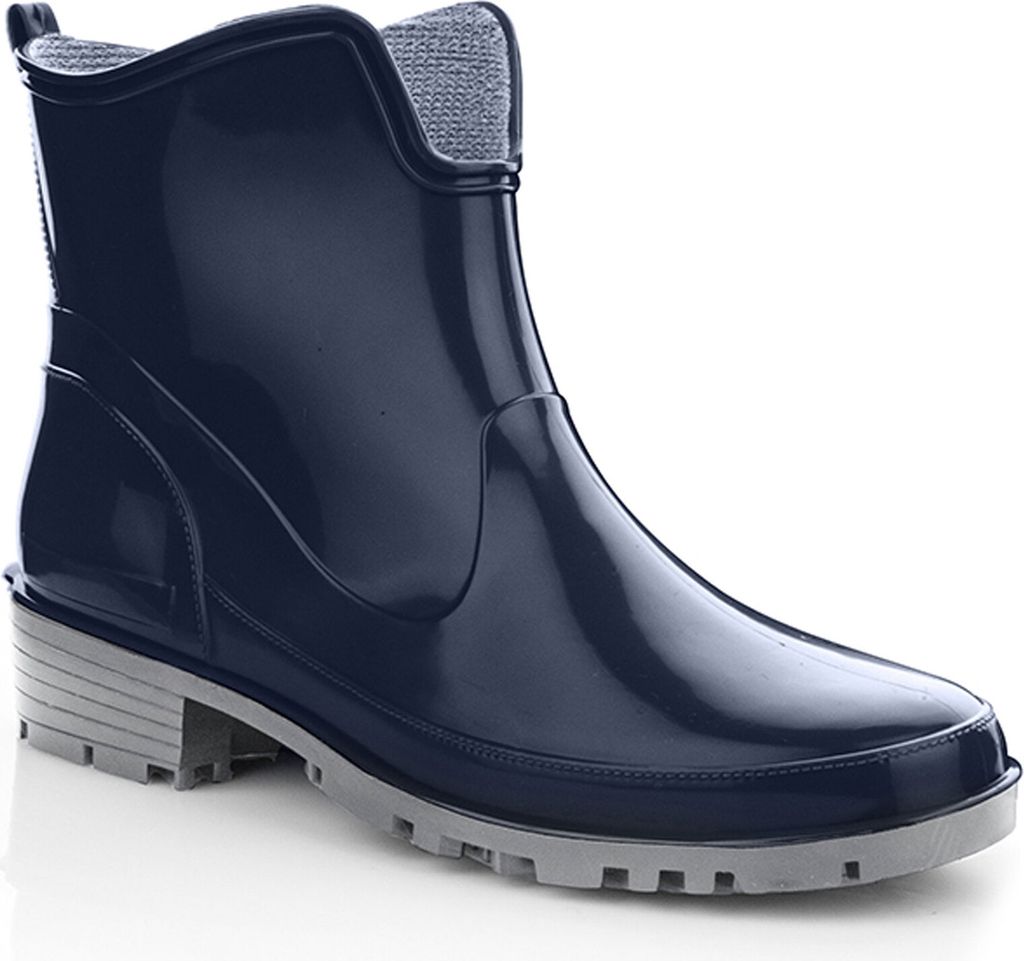 Damen-Gummistiefel ELKE navy blue/grey, Lemigo, Gr. 36 Produktbild 