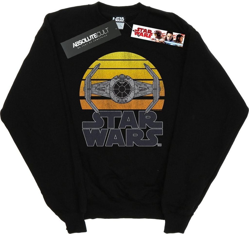 Star Wars - "Tie Fighter" Sweatshirt für Herren BI45576 (S) (Schwarz)