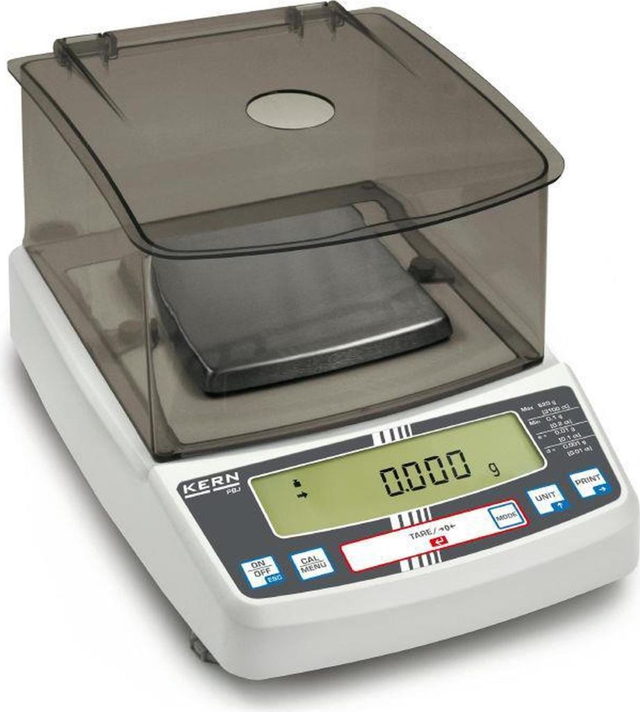 Kern Präzisionswaage PBJ 620-3M | Laborwaage | geeicht | bis 620g (0,001g genau)