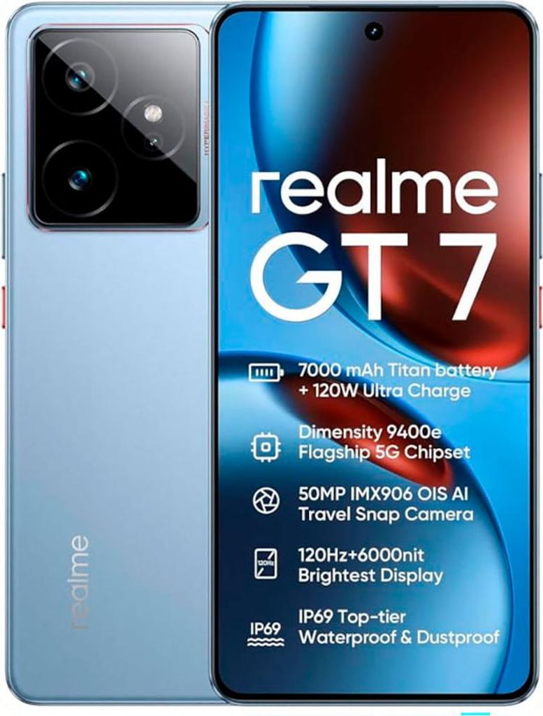 Realme GT 7 5G 512GB/12GB Dual SIM Modrá Obrázok produktu 