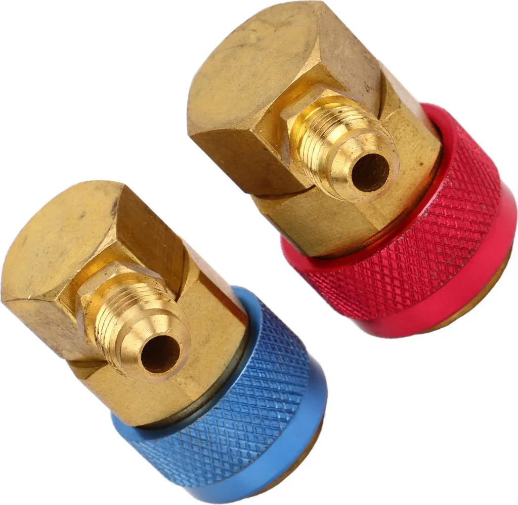 Adaptateur convertisseur R134a pour raccord rapide de climatisation