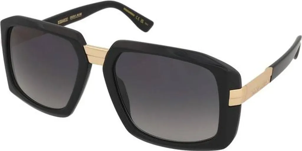 Lunettes Dsquared2 D2 0178/S avec verres dégradés gris et monture 807 - 5