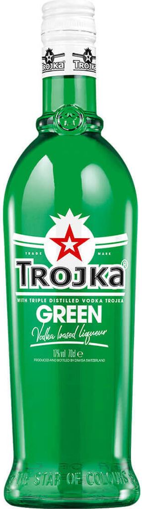 Trojka Vodka Likör Green 0,7 L