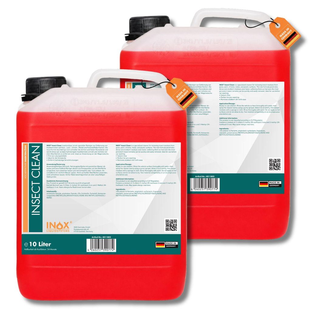 INOX® Insect Clean Insektenreiniger, 2x 10L - Produktbild 