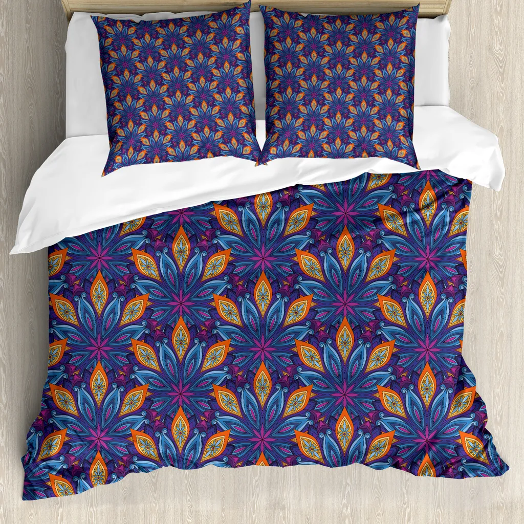 Soluzione Riposo ABAKUHAUS: Copripiumino Antiacaro Mandala 155x220