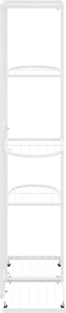 Support fleurs vertical 5 niveaux blanc pour optimiser vos petits espaces - 4