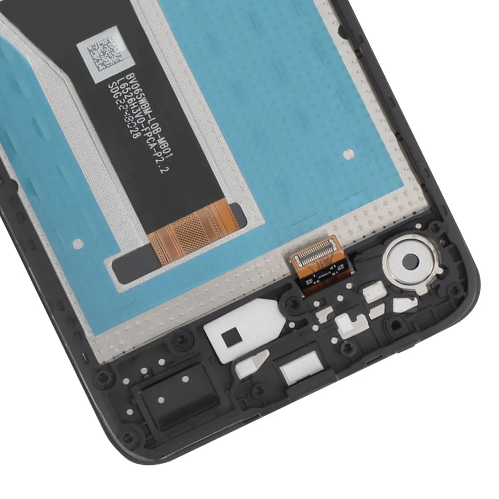 Bloc Écran de Rechange pour Motorola E7 Power / E7i Power Tactile Gris